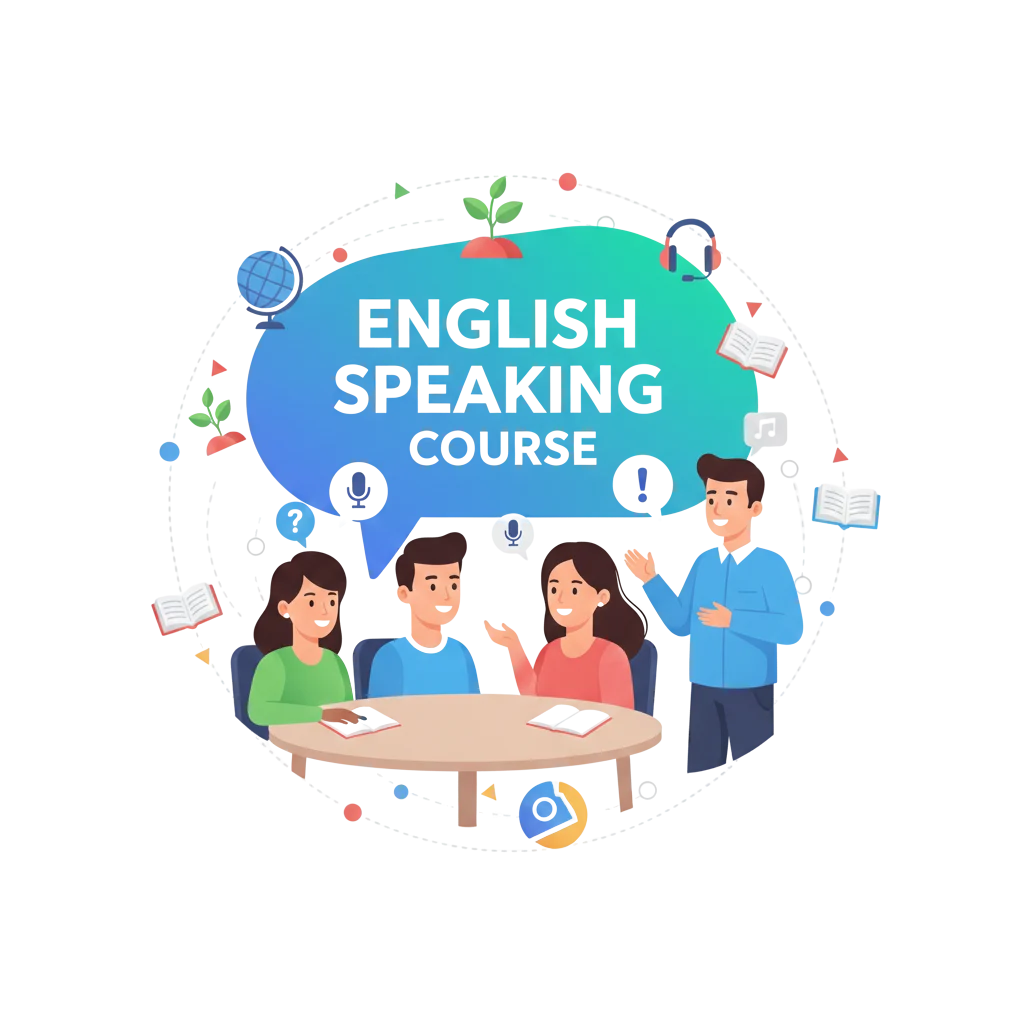 Students practising conversation in English Speaking Course in Ahmedabad