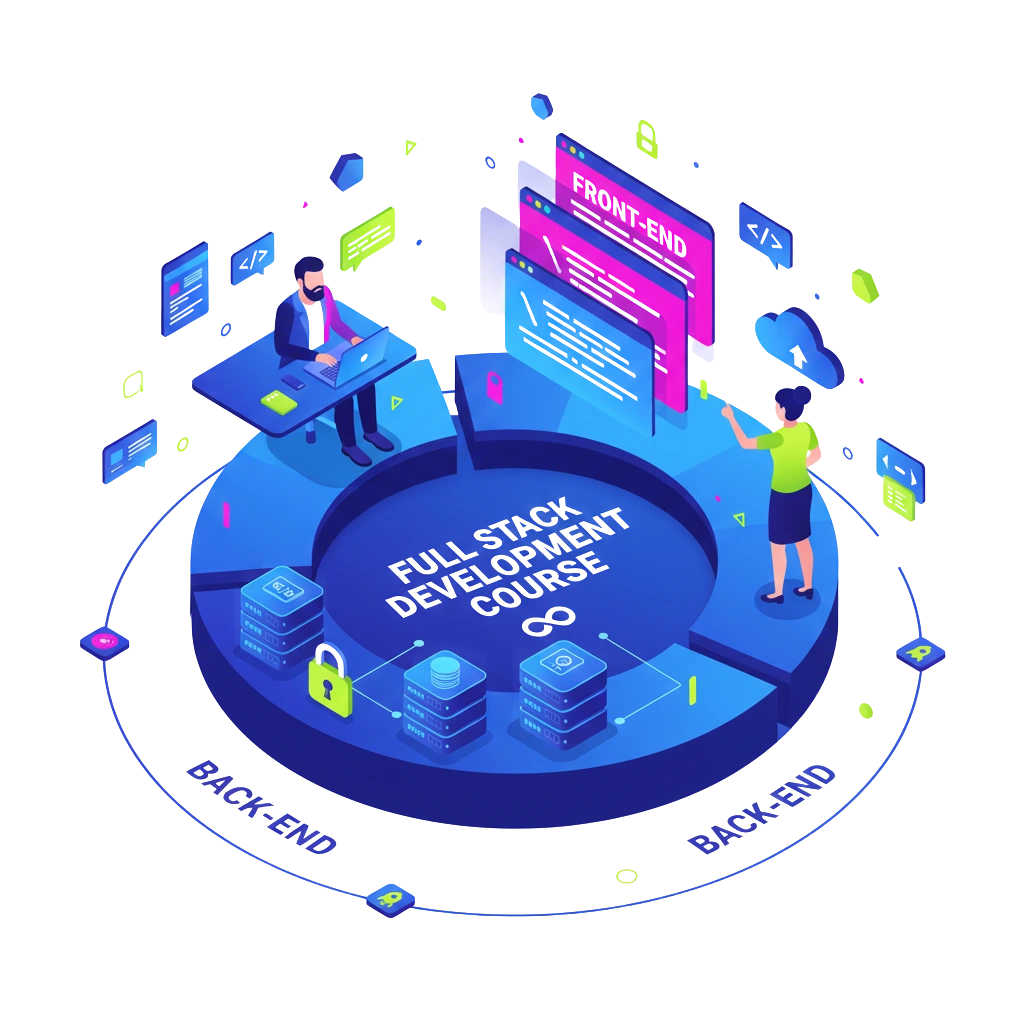 Training for Full Stack Development Course in Ahmedabad focusing on web development skills