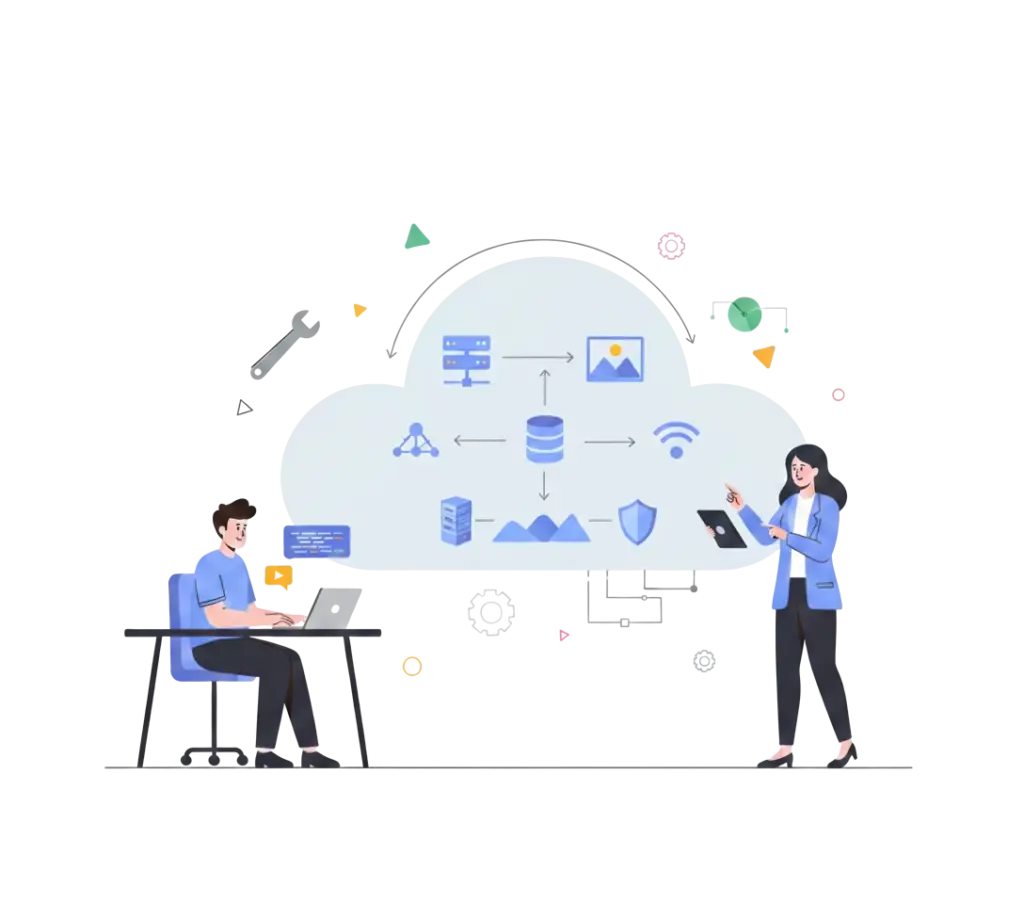 Students learning cloud computing in Azure course in Vadodara