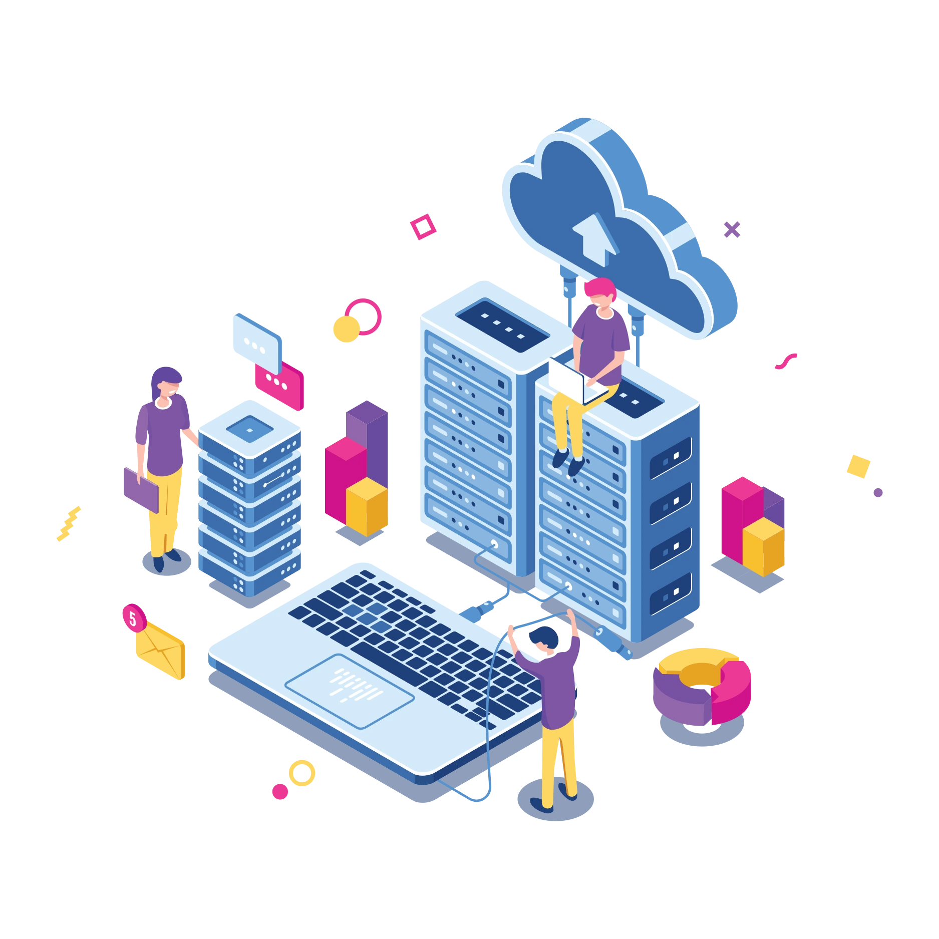 people learning from aws course